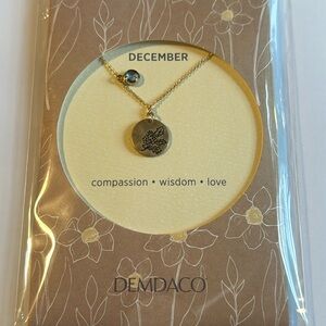NWOT. Demaco birthstone charm necklace